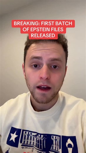 Aaron Parnas on Instagram: "BREAKING: First batch of Epstein files have just been posted on the Justice Department website."