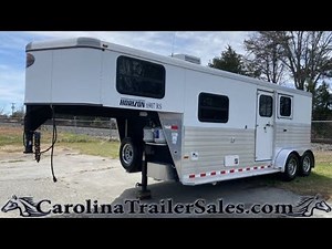 SOLD 💥 Used 2011 Sundowner 2 Horse, 7' Full LQ, Dinette, TV Hook Up, Model: 6907 RS Horizon 🐎🐎