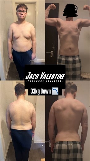 Jack Valentine| Fitness/Life Coach | Meet Jamie 👋 (Again) Update time! Last video, Jamie had dropped 18kg—and today, he’s down another 15kg, making a total of 33kg lost!... | Instagram