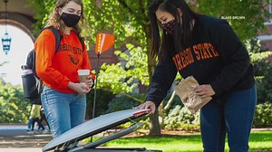 Oregon State University rolls out food delivery robots on campus