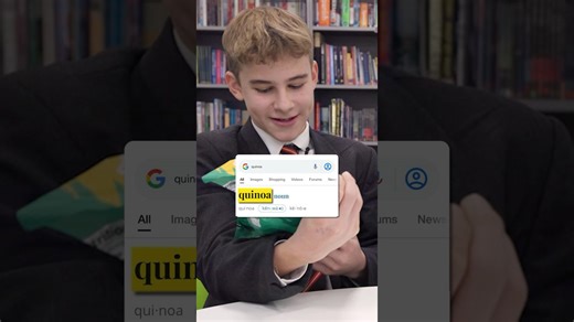 British students try to pronounce 'quinoa' & taste spicy snack puffs!
