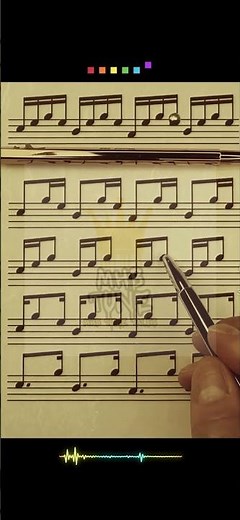 Sheet Music Coming To Life! Beat Practice With Rhythm #music #shorts #tutorial #piano #song #love