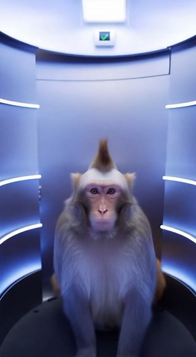 Monkey Gets a Fresh Haircut in a Grooming Machine! ✂️ Real scene,...