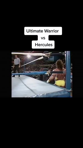Ultimate Warrior vs Hercules #wwe #worldwrestlingentertainment #wwf #worldwrestlingfederation #ultimatewarrior #hercules #wrestling #prowrestling #sport #sports #wwfwrestlingchallenge #fyp