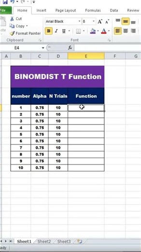 BINOMDIST Function in Excel (TRUE) | Cumulative Distribution