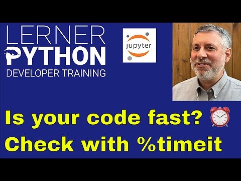 How fast does your Python code run? Find out with timeit