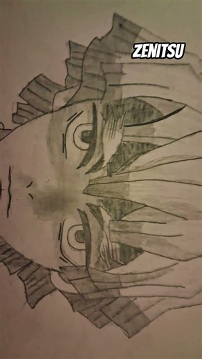 Zenitsu draw by anu@devil artist #anime #shorts