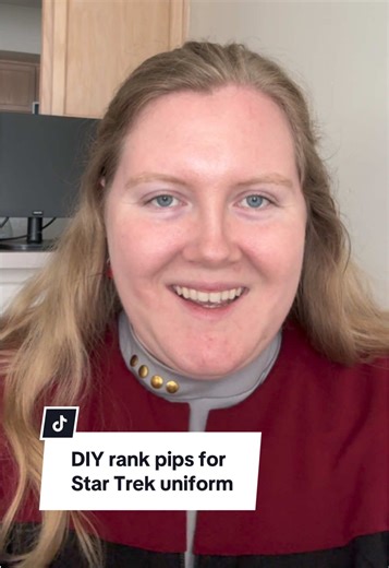 DIY Star Trek Uniform Rank Pips