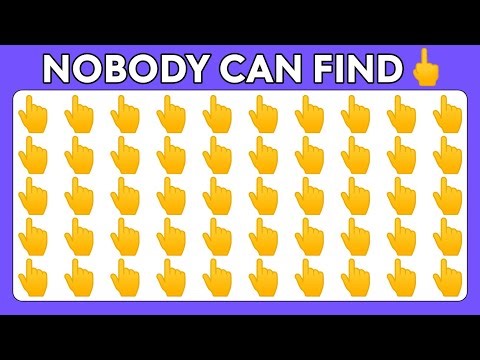 Find The ODD One Out Emoji | Find The Odd Number And Letter