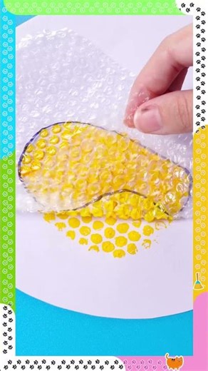 🎨POP & CREATE! BUBBLE WRAP PINEAPPLE MASTERPIECES! #shorts #funny