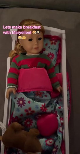 #americangirldoll let’s make breakfast with Maryellen 🥯🥞🧇 Owner 1!
