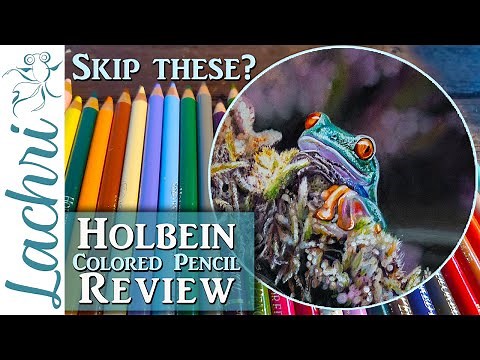 Holbein Colored Pencil Review from a Professional Artist - Lachri