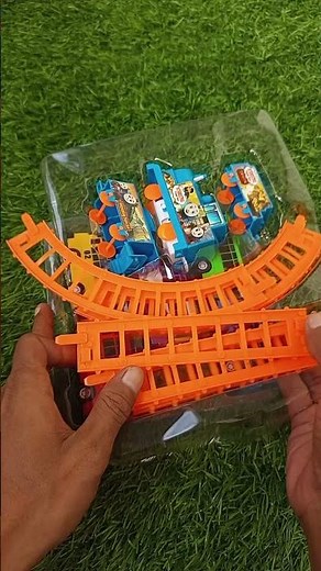 Unboxing and Testing Bus Tayo and Thomas Train Set No Talking With Natural Sound Water