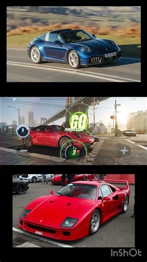 992.2 Targa GTS vs F40 #csr2 #shorts
