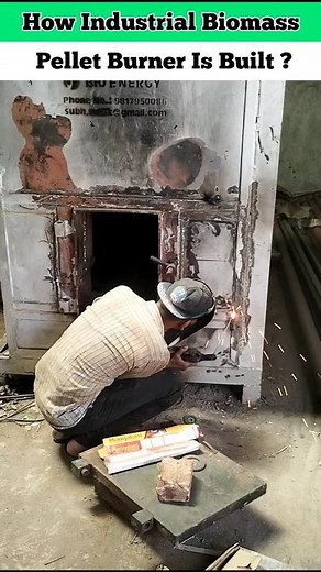 Inside the Making of a Biomass Pellet Burner...🔥