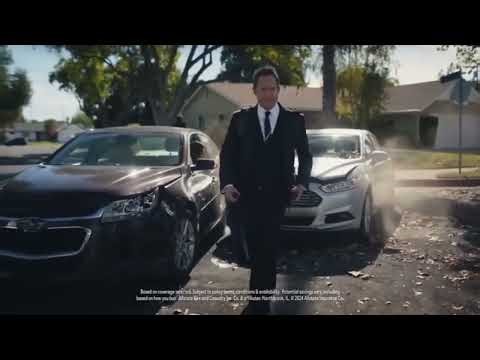 Funny Commercial Advertisement - Allstate insurtance powerful leaf blower ad - funny ads