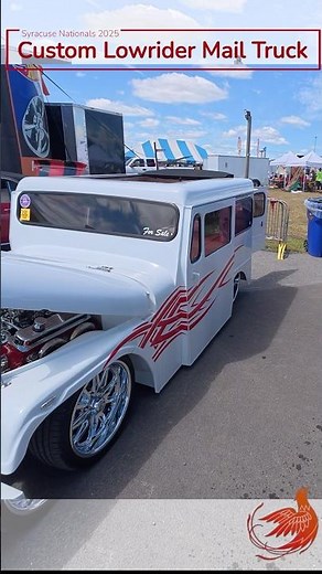Is this the SEMA 2021 custom lowrider Jeep mail truck / Hot rod? One of a kind