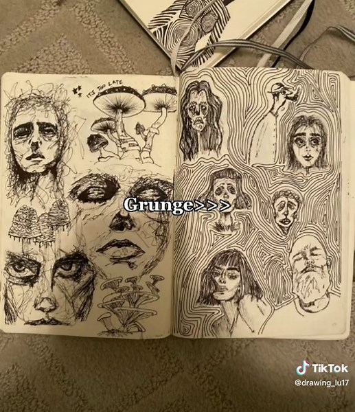 Ideas de dibujos fáciles en estilo grunge | Última parte