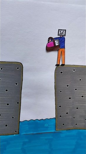 marmaid mom don't save her life#trending #shortsviral #art #viral #cartoon #animination