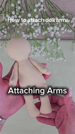 How to Attach Arms When Sewing Handmade Dolls