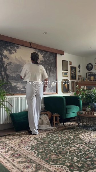 DIY Hidden Projector Screen Idea for Your Home