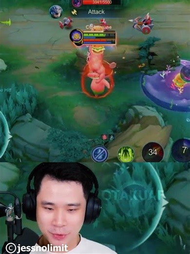 JESS NO LIMIT TRIES GLOO PATRICK SKIN😄 #MobaFriendFest #MOBASORA