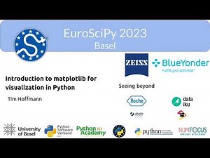 EuroSciPy 2023 - Introduction to matplotlib for visualization in Python