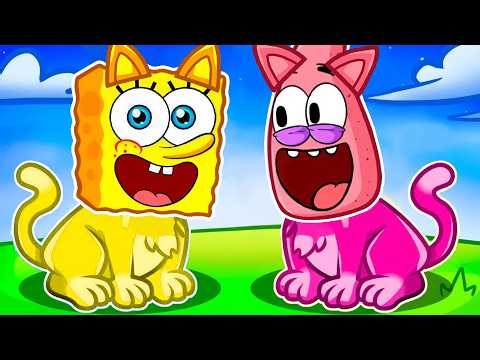SPONGEBOB & PATRICK Become KITTENS in Roblox! | Spongebob Roblox