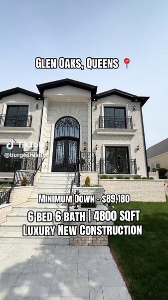 Glen Oaks 📍6 Bed | 6 Bath | 4,800 SQFT | Luxury New Construction Dm 📲 “Glen Oaks Luxury” if interested (Must have pre-approval or proof of funds per seller request) Ideally located, meticulously built, chef’s kitchen, 4 spacious bedrooms including a primary suite with a spa-like bathroom, office space, dining room, luxury finishes, full finished high-ceiling attic, one-car garage, fully paved driveway, and full finished high-ceiling basement with full bathroom and walkout access — endless pote
