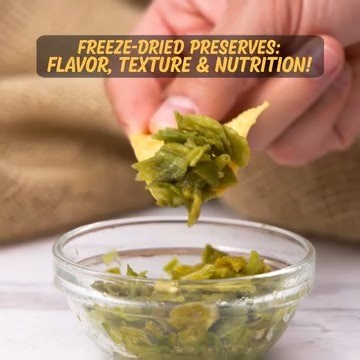Freeze-Dried Hatch Green Chile preserves texture, nutrition, & flavor! Taste the flame-roasted Hatch Valley flavor in every bite. 🔥 | Fresh Chile