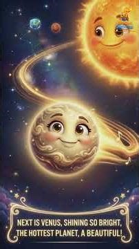 🌍 God's Galactic Dance 🪐 #solarsystem #kidsworship #biblesongsforkids #blessedmelodiestv
