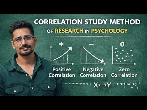 CORRELATION STUDY METHOD OF RESEARCH IN PSYCHOLOGY