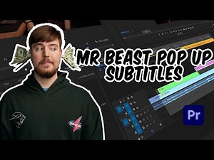 Easy pop up text animation in premiere pro