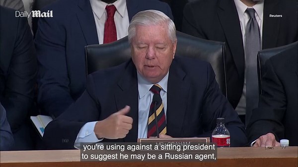 Sen. Lindsey Graham gets heated discussing James Comey during AG Bondi hearing