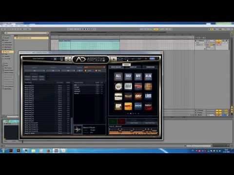 routing addictive drums in ableton