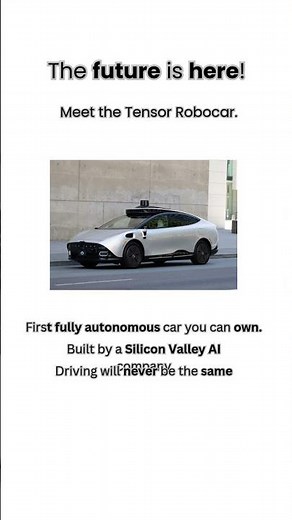 Tensor Robocar – The First Fully Autonomous Car You Can Own #TensorRobocar #selfdrivingcar 🤖