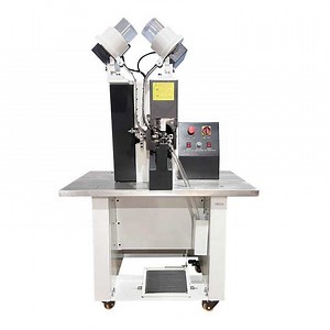 JZ-989B Fully Automatic Grommet Attaching Machine for Footwear Manufacturing Eyelet Punch & Set