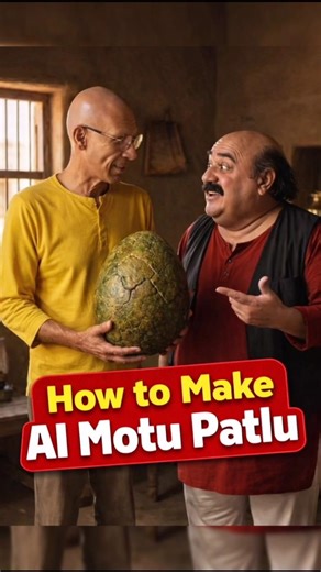 AI Motu Patlu Video Kaise Banaye 🤖 | Motu Patlu AI Cartoon Video
