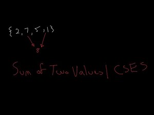 Sum of Two Values | CSES Problem Set