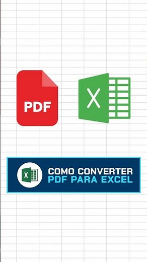 Como Converter PDF para Excel. #excel #planilhas