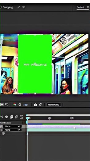 Green Screen remove in After Effect #edit #aftereffectstutorials #aftereffects #viral #videoediting