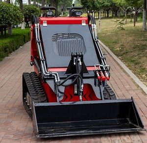 [Hot Item] 23HP Three Pumps and Three Valves Triangle Track Mini Skid Steer Loader