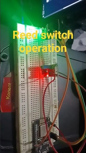 reed switch operation using nodemcu #arduino #arduinoproject #edits ##esp8266 ##diy #nodemcu