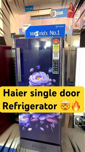 Haier Single Door Refrigerator 🤯🔥