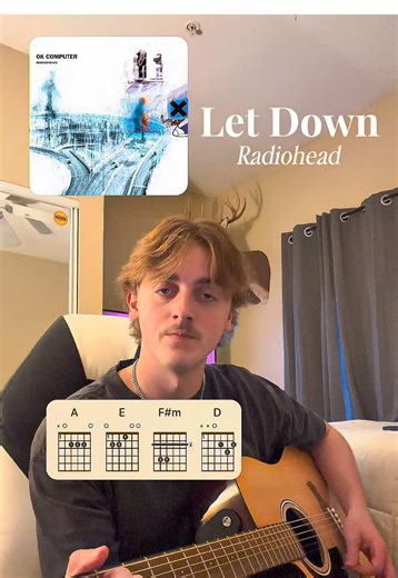 Let Down Guitar Tutorial for Beginners