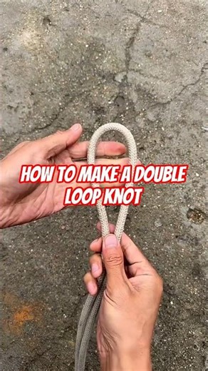 How to Make a Double Loop Knot