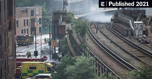 Fire Near London Train Station Closes Roads and Prompts Evacuations