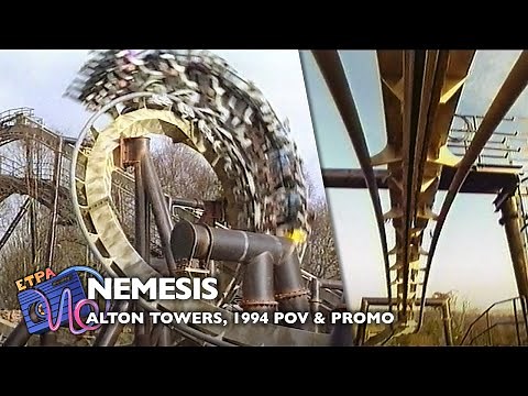 Nemesis, Alton Towers — 1994 POV & Promo Footage High Quality