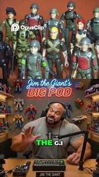 pt 3 Retro Toys WORTH Over $1000 ! G I Joe Secrets REVEALED! #bigpod #genx #jimthegiant