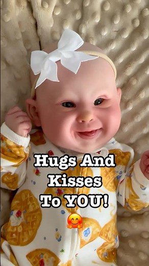 She says thank you! #reborns #rebornbaby #reborndoll #dolls #art #downsyndrome #realisticart